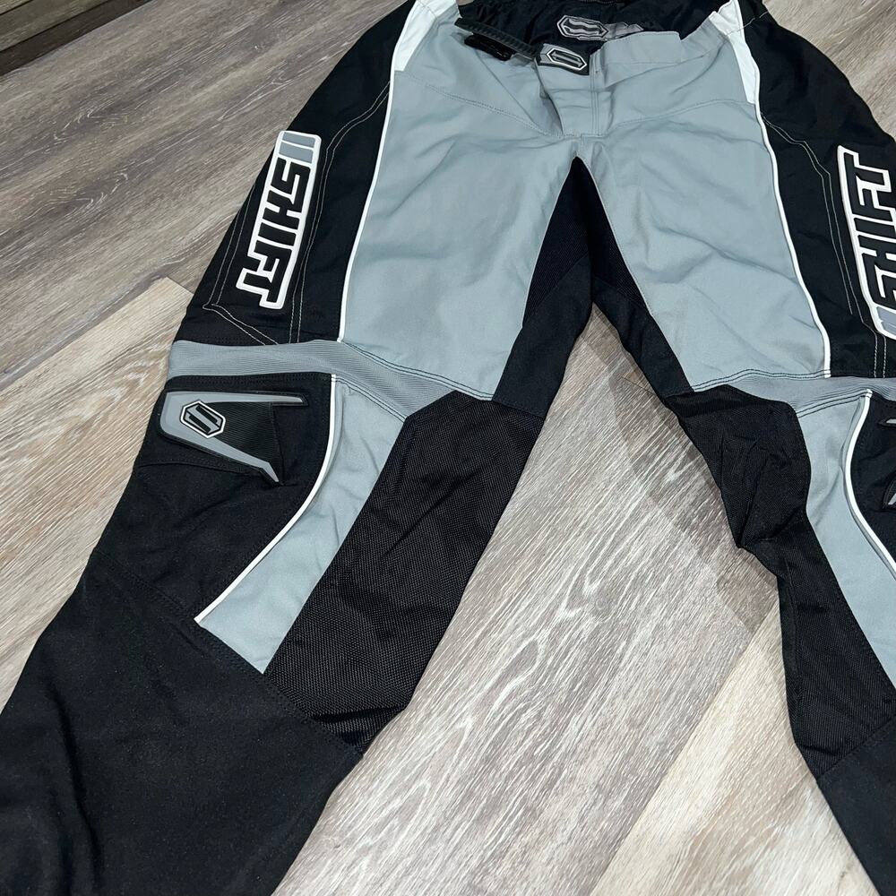 Shift Racing Motor Pants Black and Grey 38 - Picture 2 of 6